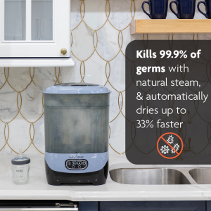 One Step? Baby Bottle Sterilizer and Dryer Advanced – Electric steam sterilizer with HEPA Filter