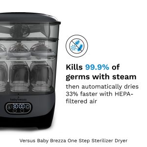 One Step? Baby Bottle Sterilizer and Dryer Advanced – Electric steam sterilizer with HEPA Filter
