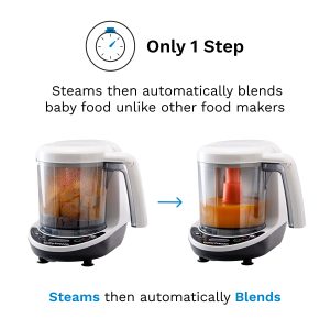 One Step? Baby Food Maker Deluxe: Steamer & Blender for Homemade Baby Food