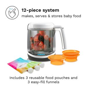 One Step? Baby Food Maker Deluxe: Steamer & Blender for Homemade Baby Food