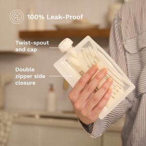 Reusable Breastmilk Storage Bags. 10 Pack. Includes Filling Funnel