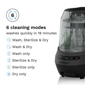 Bottle Washer Pro – All In One Baby Bottle Washer. Sterilizer. Dryer